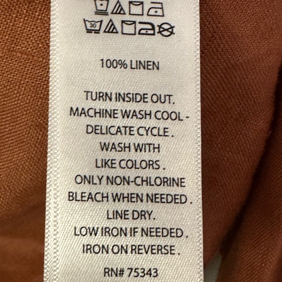 Jones New York Women's Rust Linen Jacket XL NWT - Picture 3 of 8